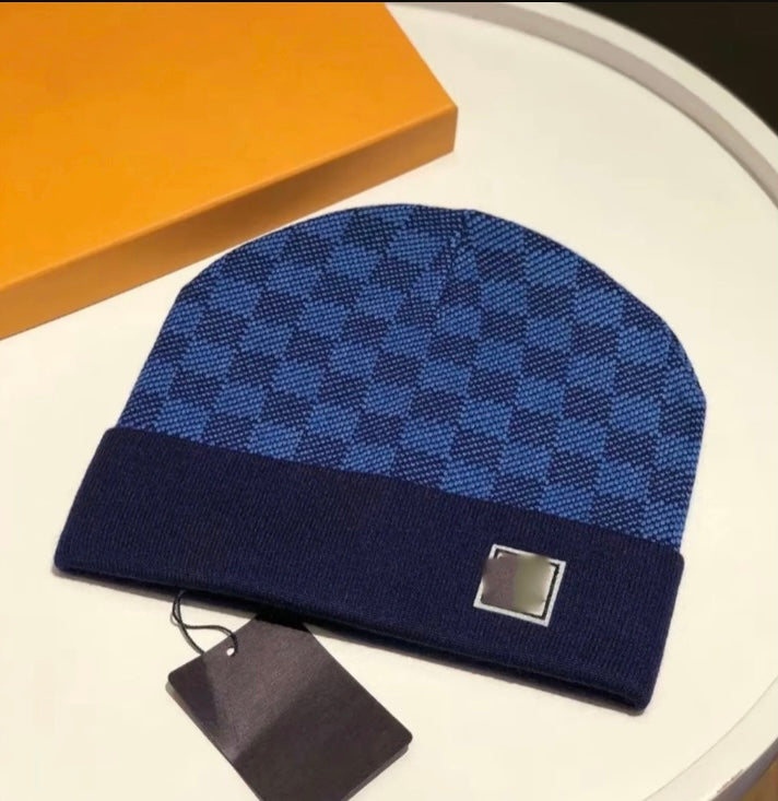 Blue beanie